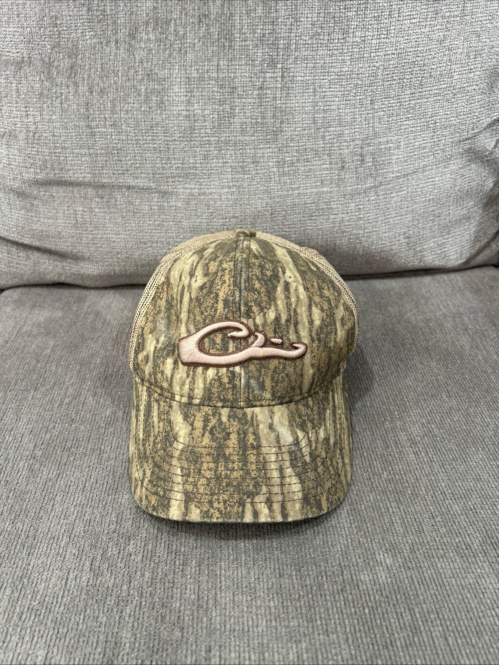 Drake Trucker Hat Cap Camouflage Hunting Men’s Adjustable Mossy Oak Brown